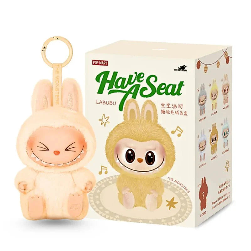 Labubu Have a Seat Monster Plush Keychain Blind Box (Random Character) - 1 PC
