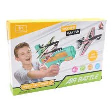 Air Battle 2 In 1 Plane Flying Launcher Gun