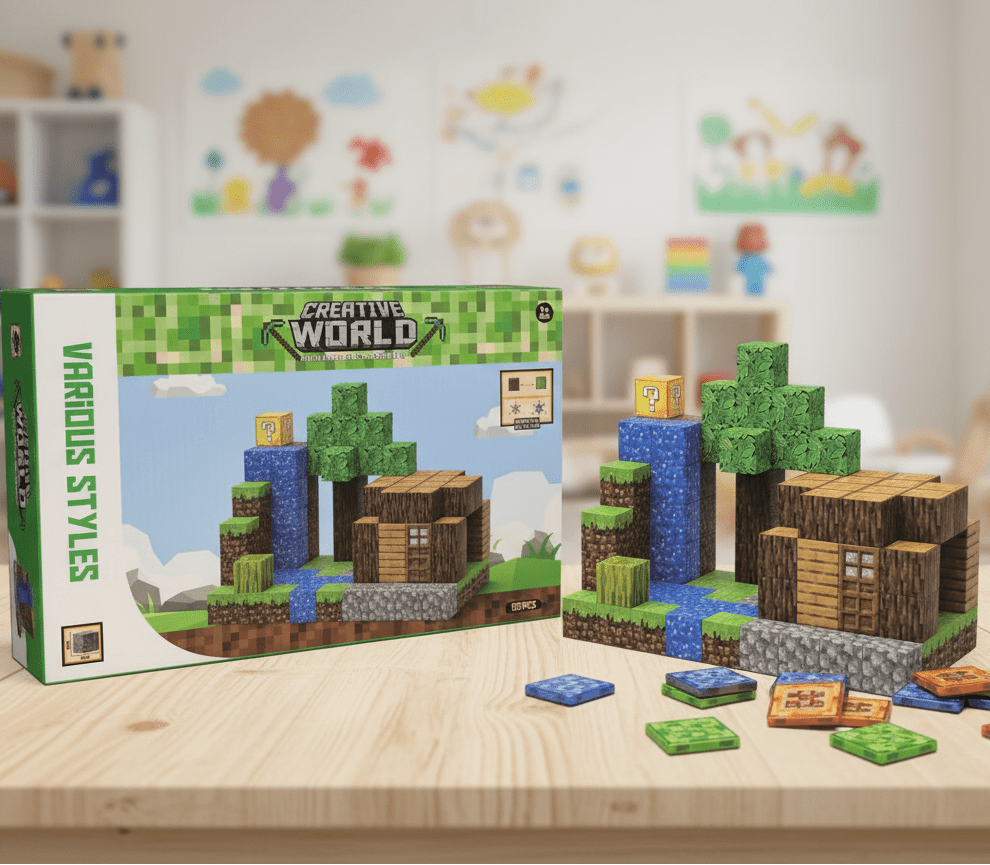 Minecraft Magnetic Building Blocks