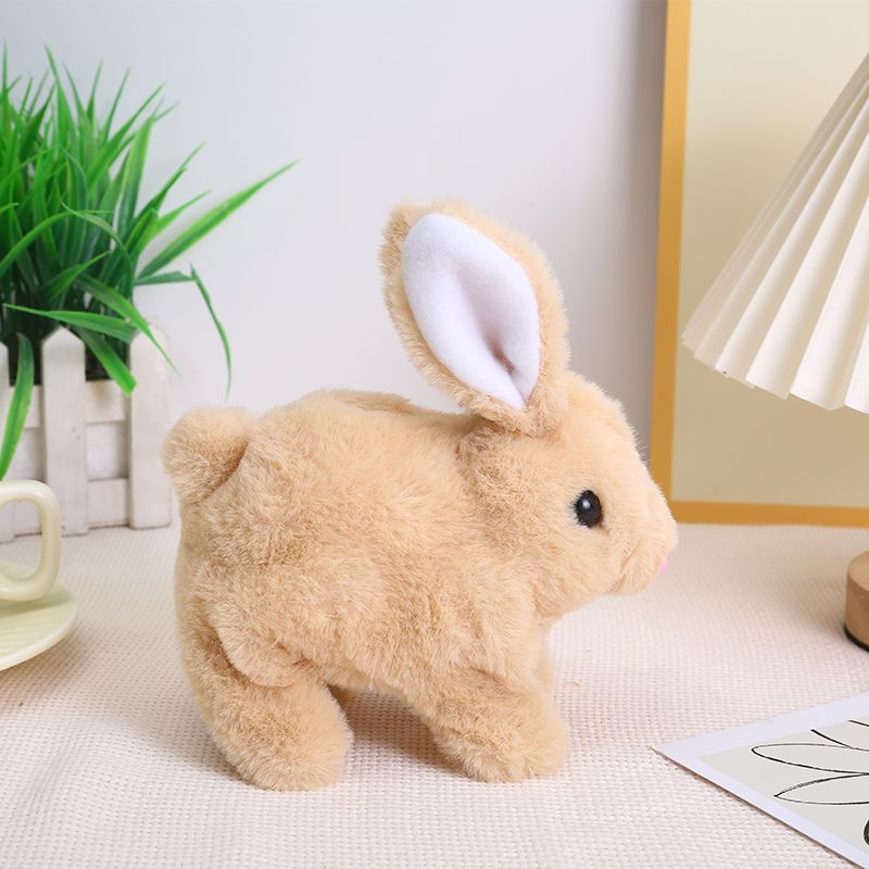 Plush Rabbit Toy with Sound and Motion for Kids (Random Colors)