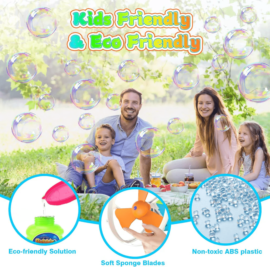 2 in 1 Electric Lion Dance Bubble Gun For Kids