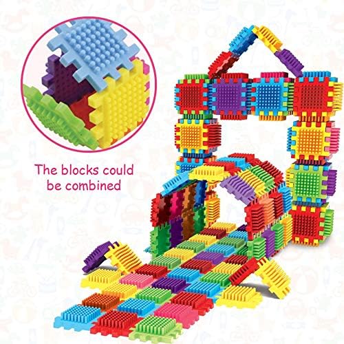 Kids Play Blocks, Creative Building Hedgehog Blocks - 120 Pcs