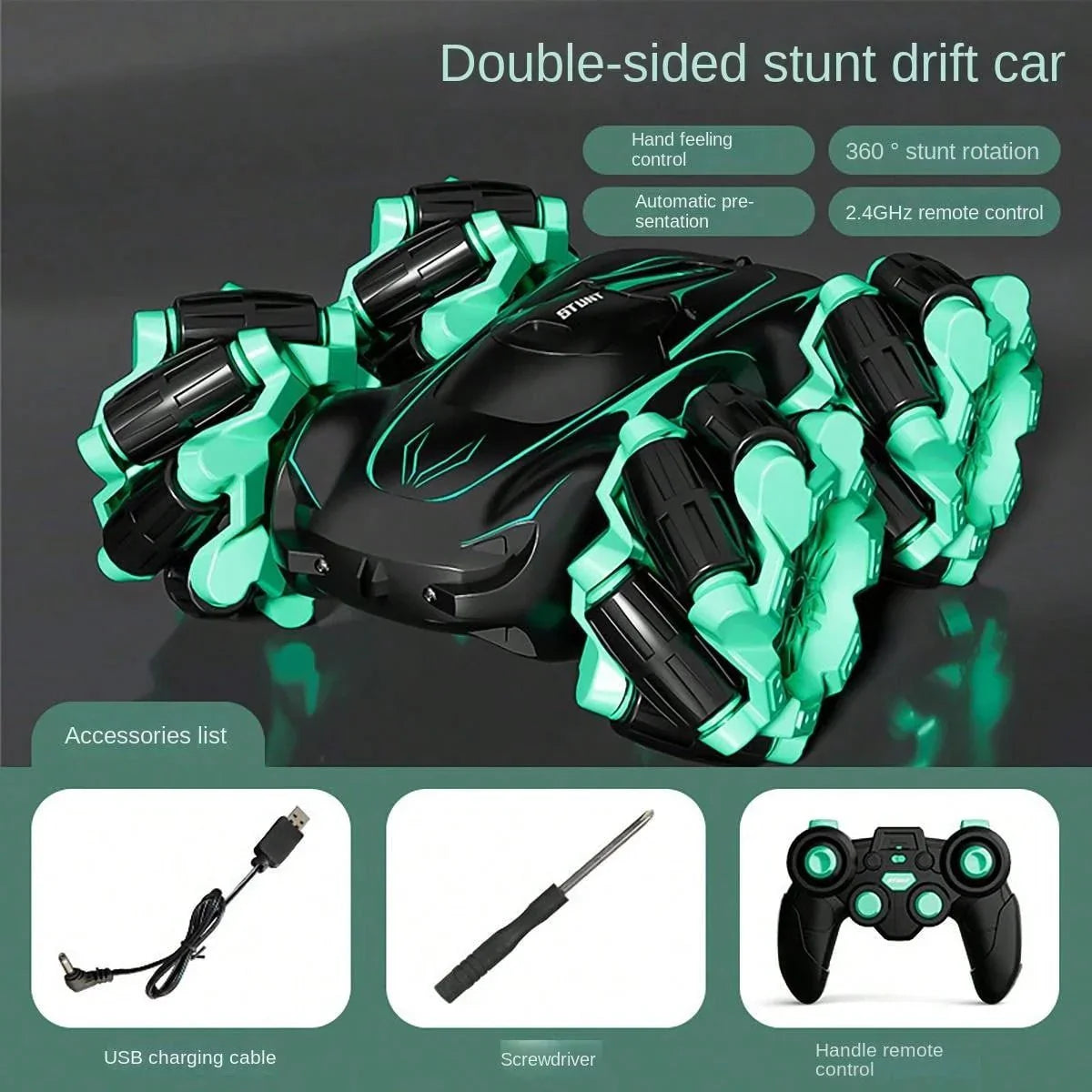 Remote Control Stunt Car | 360° Rotation Drift Car