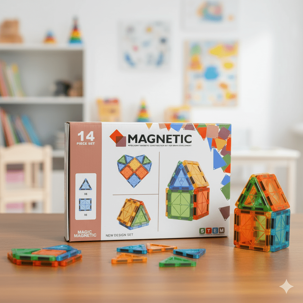 Tiles Magnetic Building Blocks for Kids