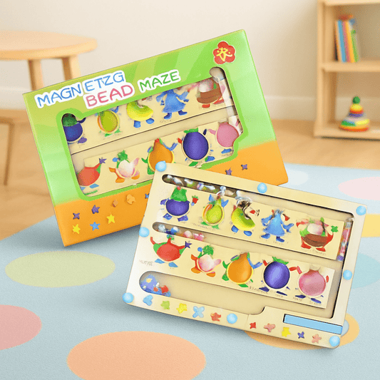 Wooden Magnetic Color Classification Maze