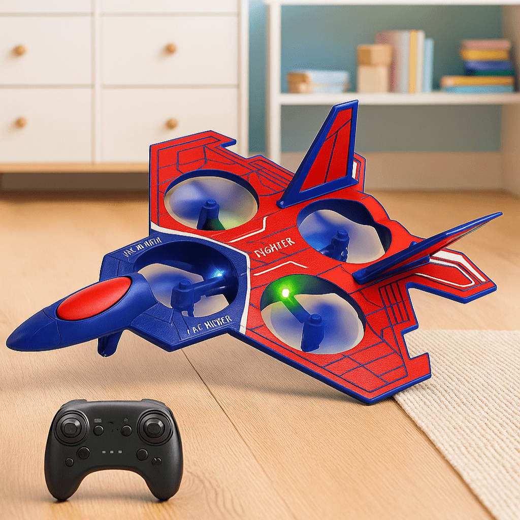 RC Combat Aircraft Drone – Remote Control Flying Jet Toy for Kids