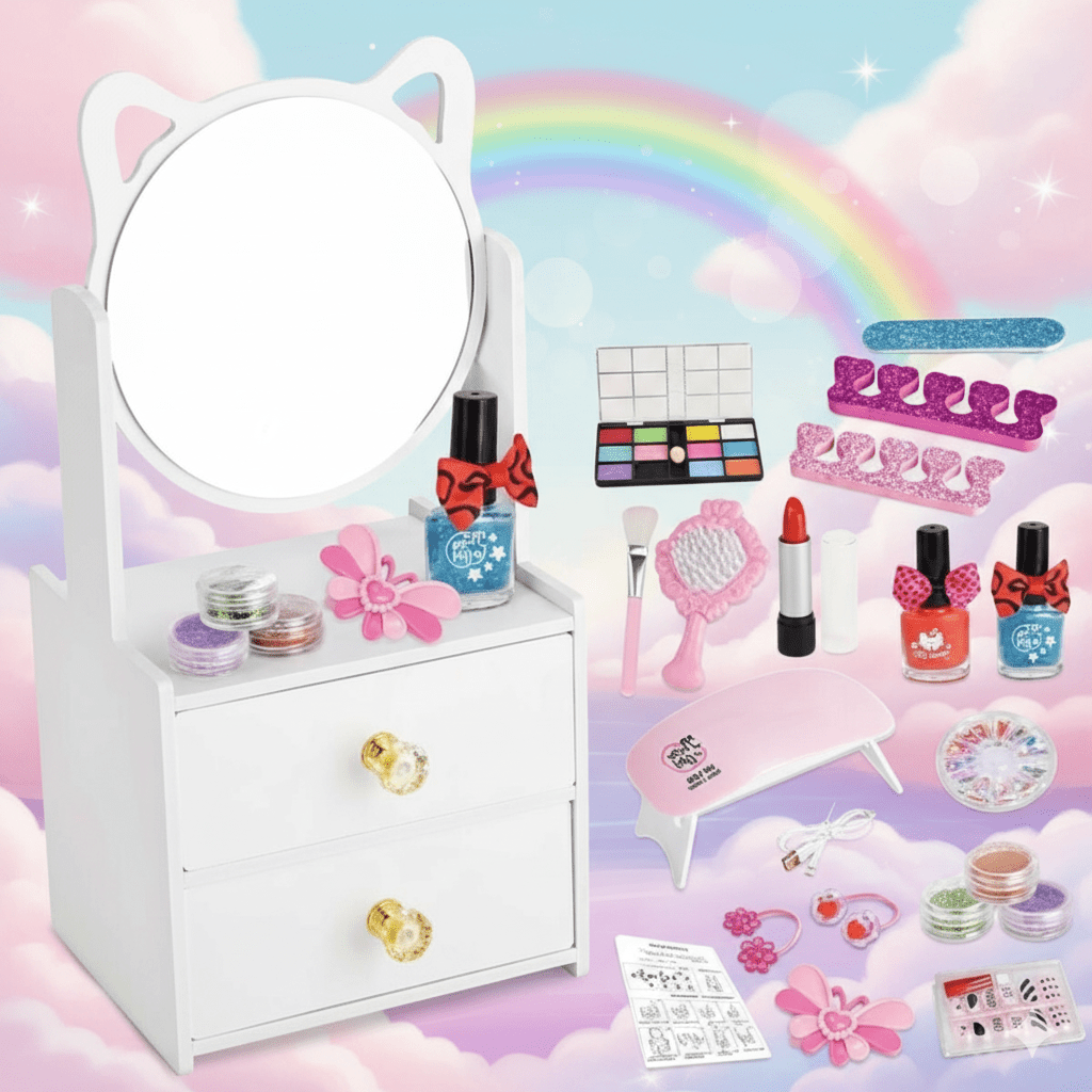DIY Dressing Table Set For Girls 21 Pcs