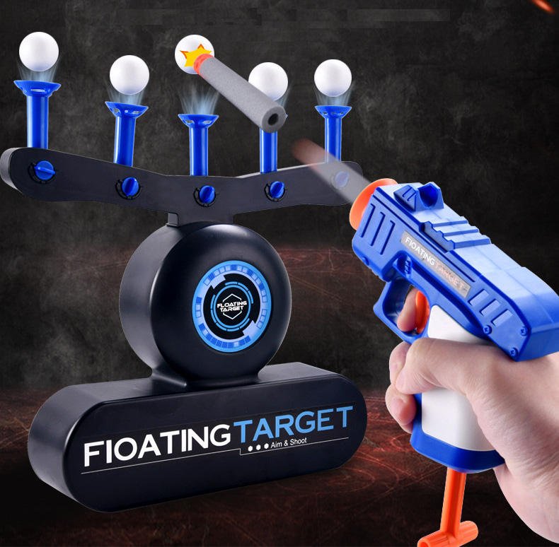 Floating Ball Target Shooting Soft Bullet Gun Toy For 2 Players