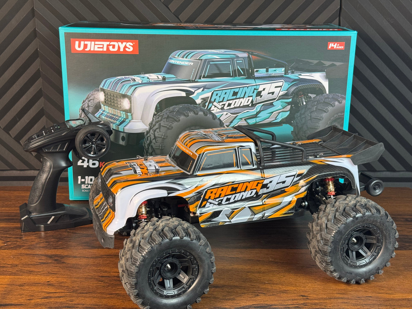 Monster RC Truck Off Road Racing Car Toy With High Speed 46km