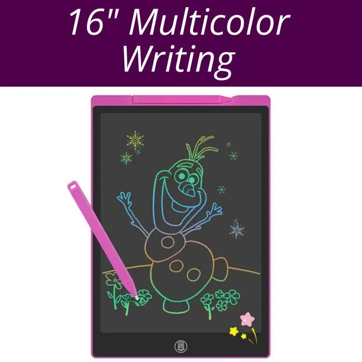 LCD Multicolor Screen Writing Tablet Erasable Writing Board