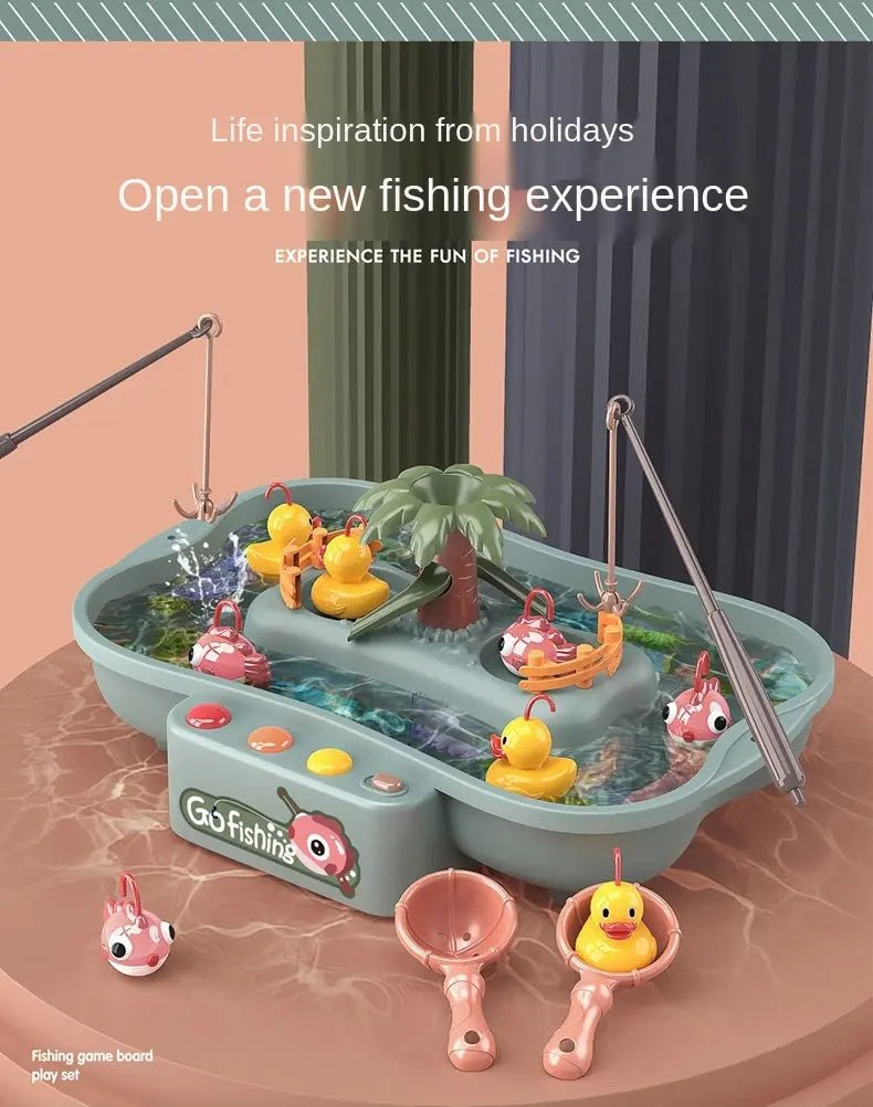 Large Fish Catching Game for Kids with Lights & Melody