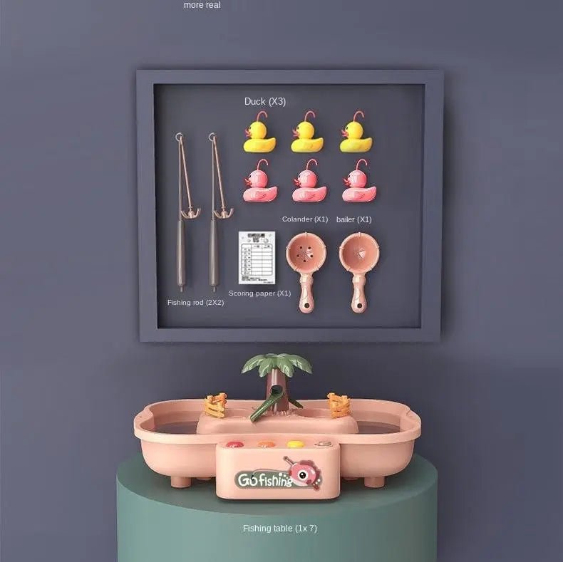 Large Fish Catching Game for Kids with Lights & Melody