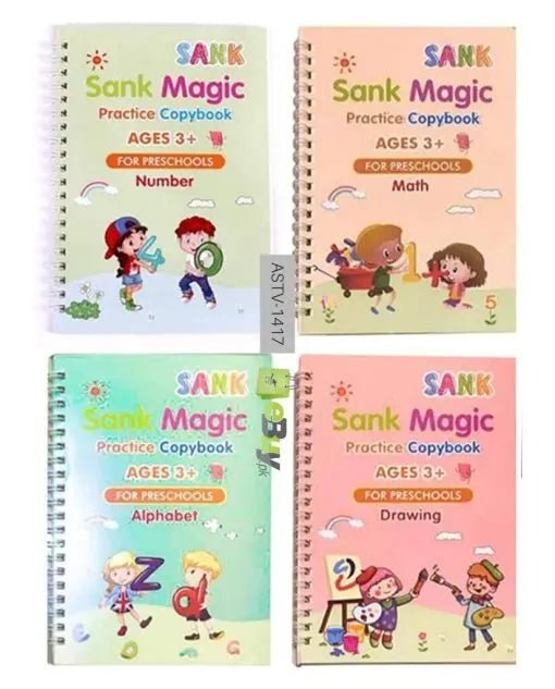 Magic Practice Copybook (Set Of 4)