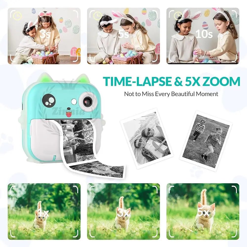 Mini Pocket Instant Camera Printer