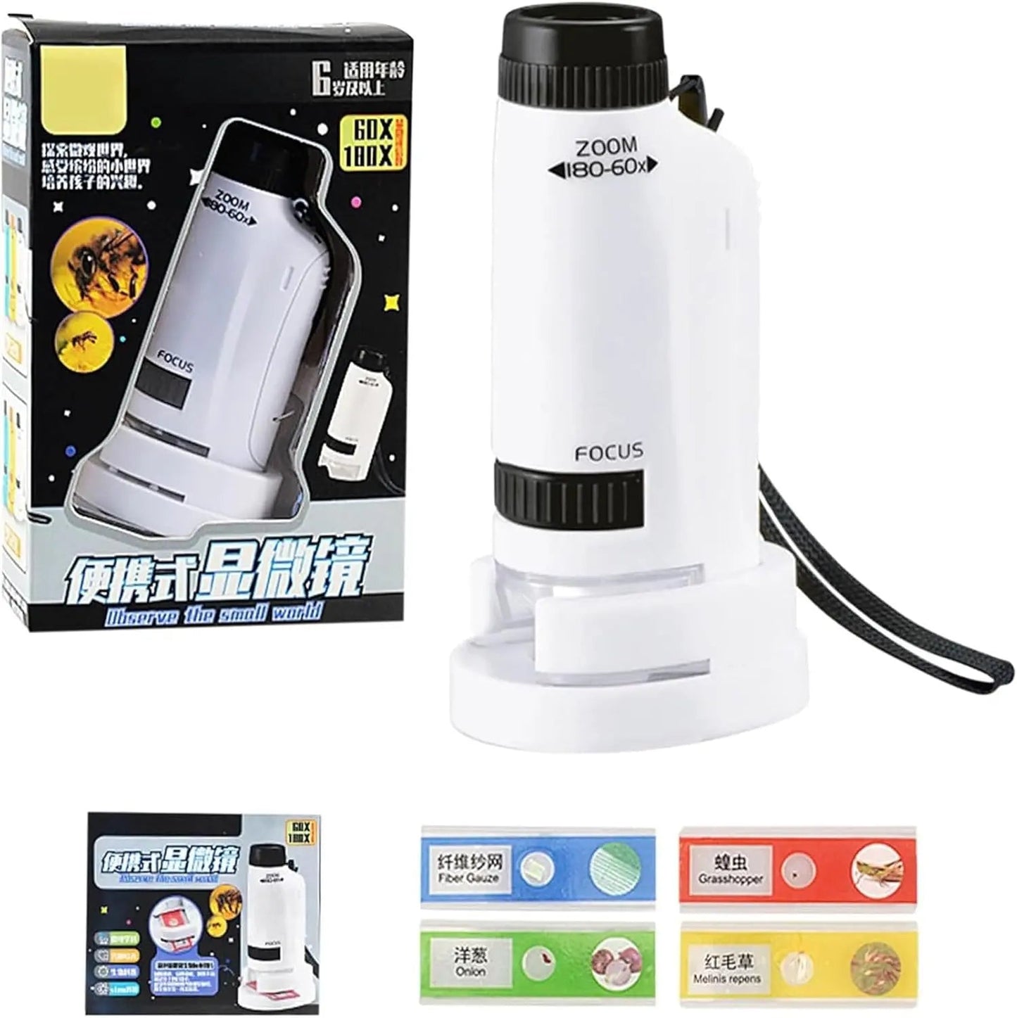 Portable Handheld Microscope For Kids