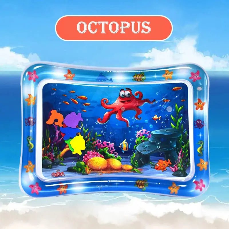 Premium Baby Inflatable Water Tummy Time Mat (Blue)