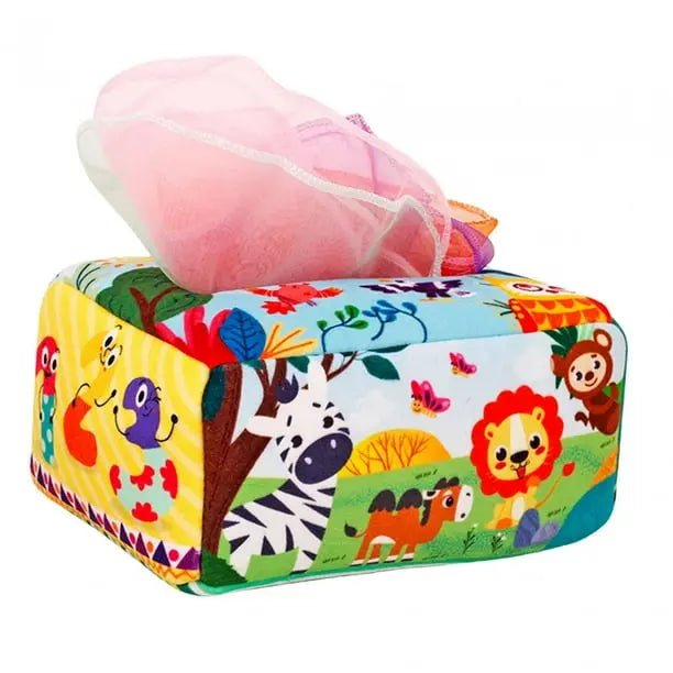 Pull Along Tissue Box Toy For Toddlers (Random Design)