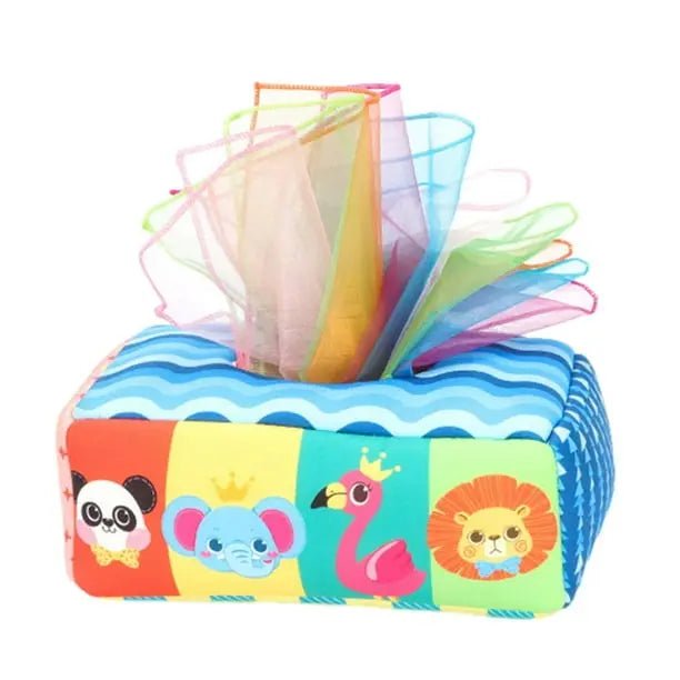 Pull Along Tissue Box Toy For Toddlers (Random Design)