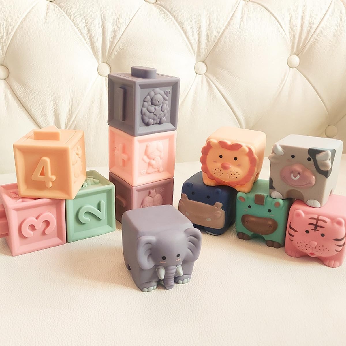 Soft Building Blocks Numbers and Shapes For Kids