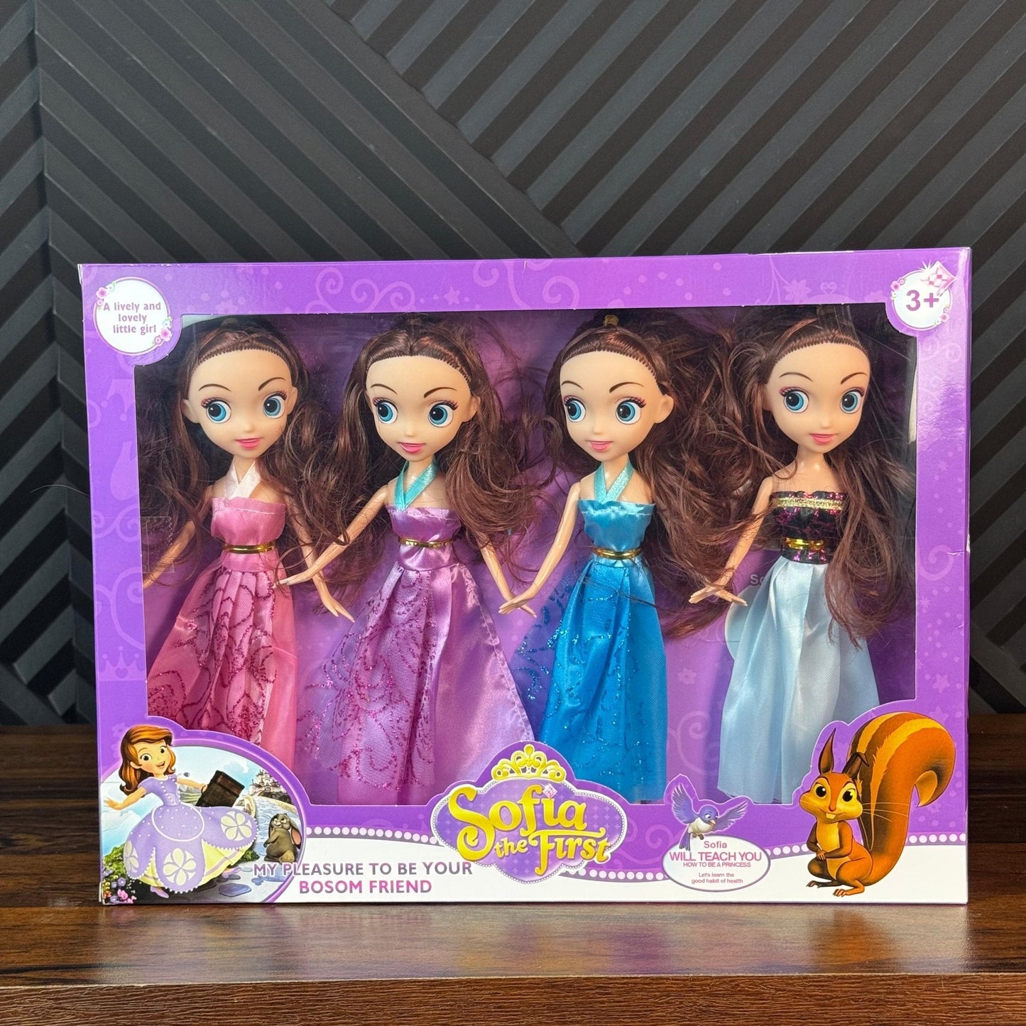 4 in 1 Sofia Princess dress up Doll toy