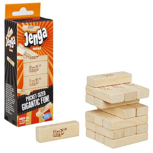 Classic Jenga Wooden Stacking Tower Board Game for Kids & Adults