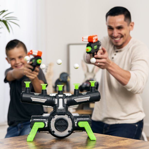 Floating Ball Target Shooting Soft Bullet Gun Toy For 2 Players