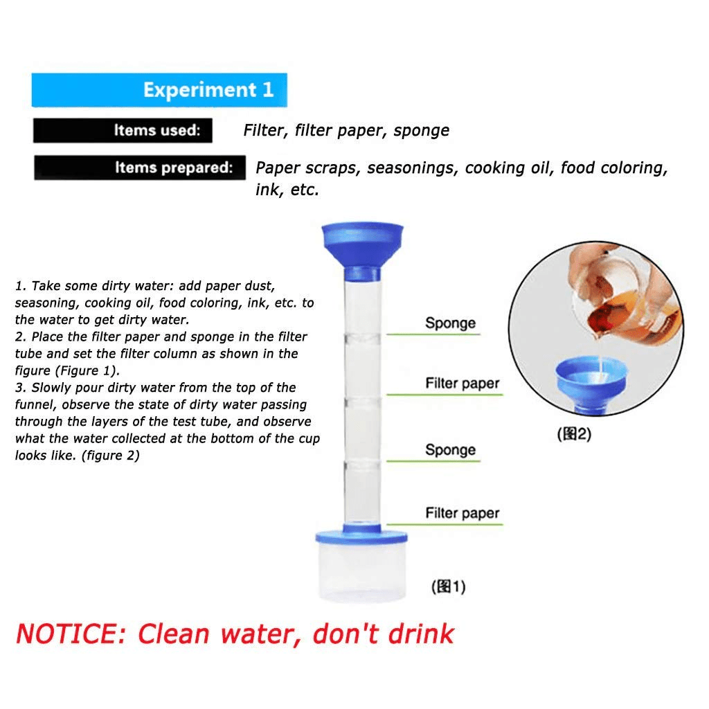DIY Water Purification Science Kit for Kids