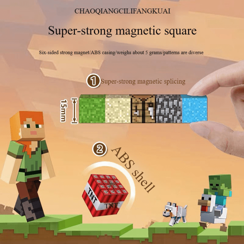 Minecraft Magnetic Building Blocks