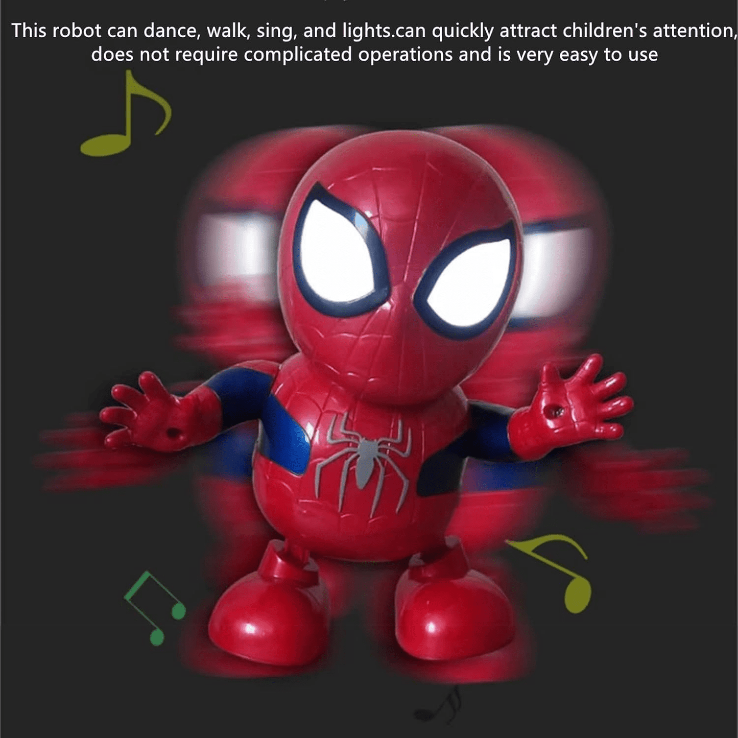 Dancing Spider-Man Toy with Lights & Music for Kids