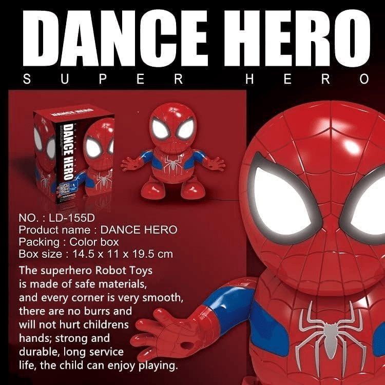 Dancing Spider-Man Toy with Lights & Music for Kids