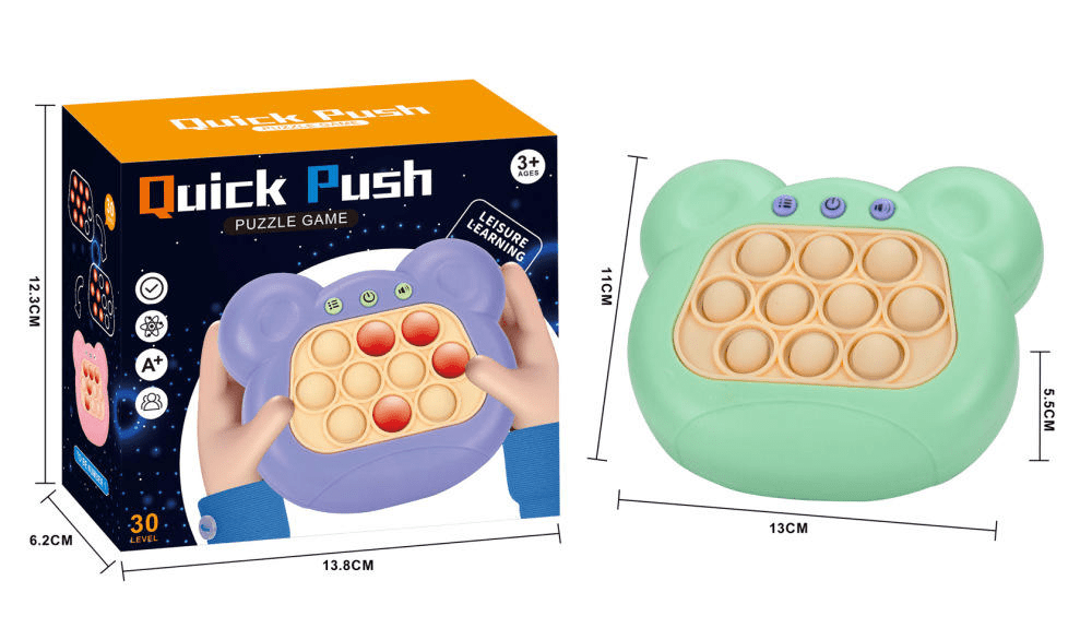 Quick Push Pop-It Game – Electronic Antistress Fidget Toy for Kids