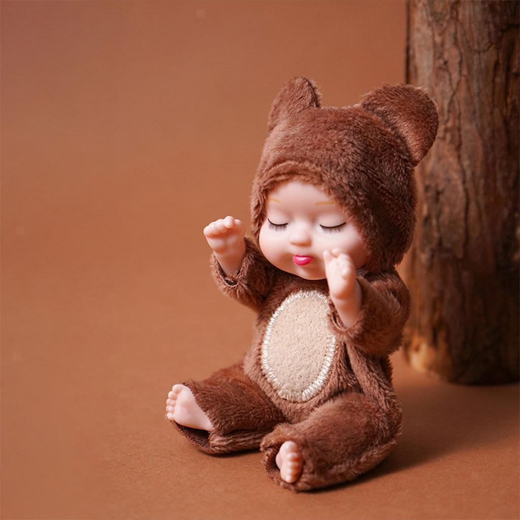 Mini Cute Sleeping Baby Dolls For Kids 6 Pcs