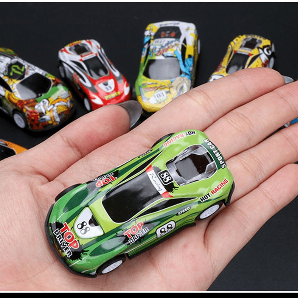 Pull Back Die-Cast Cars Set 6 Pcs