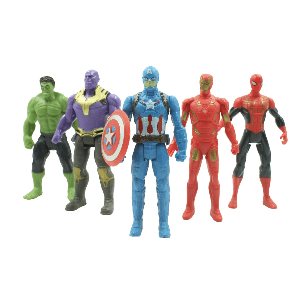Avengers Endgame Super Hero Action Figure Toy for Kids (Pack of 5)