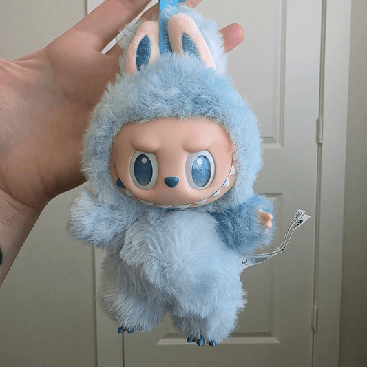 Labubu Big Into Energy Monster Plush Keychain - 1 PC (Blue)