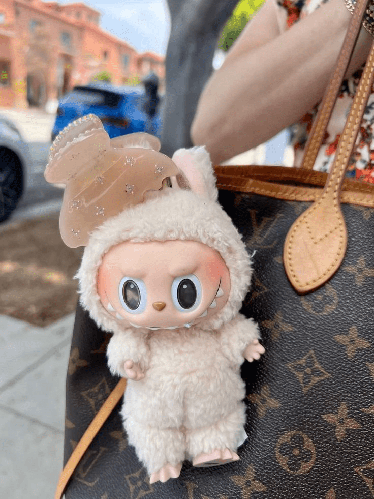 Labubu Macaron Monster Keychain Blind Box (Random Character) - 1 PC