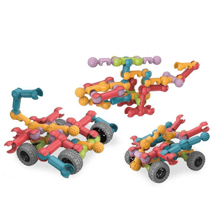 Skeleton Joint Rod Bar Blocks 34 Pcs