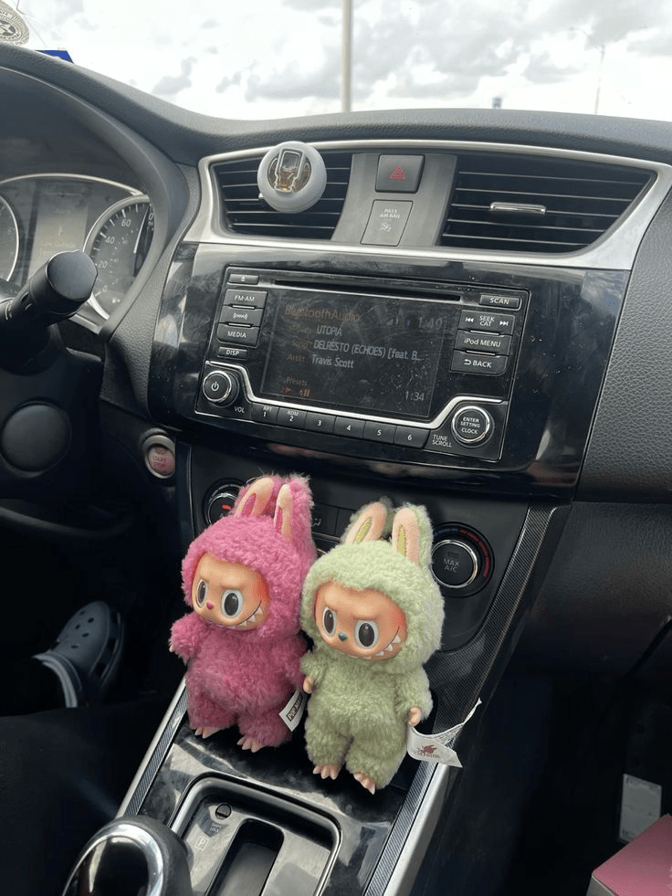 Labubu Macaron Monster Keychain Blind Box (Random Character) - 1 PC