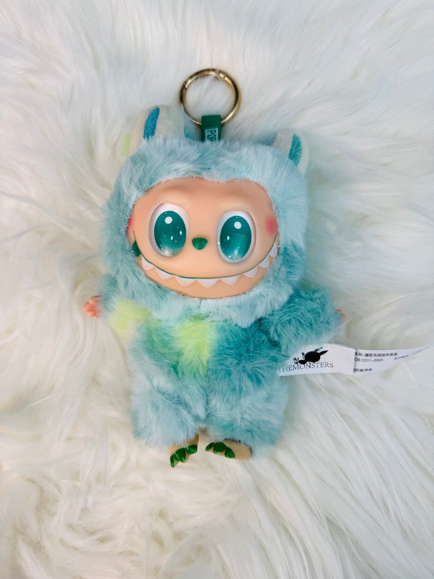 Labubu Big Into Energy Monster Plush Keychain - 1 PC (Green)