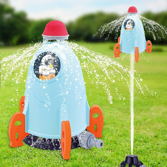 Outdoor 360 degree Rotation Rocket Water Spray