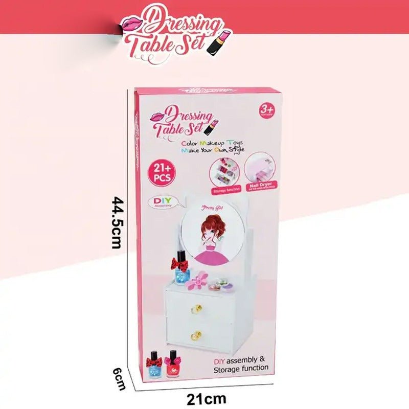 DIY Dressing Table Set For Girls 21 Pcs